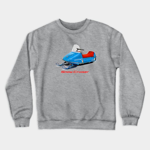 Snow Cruiser Crewneck Sweatshirt by Midcenturydave